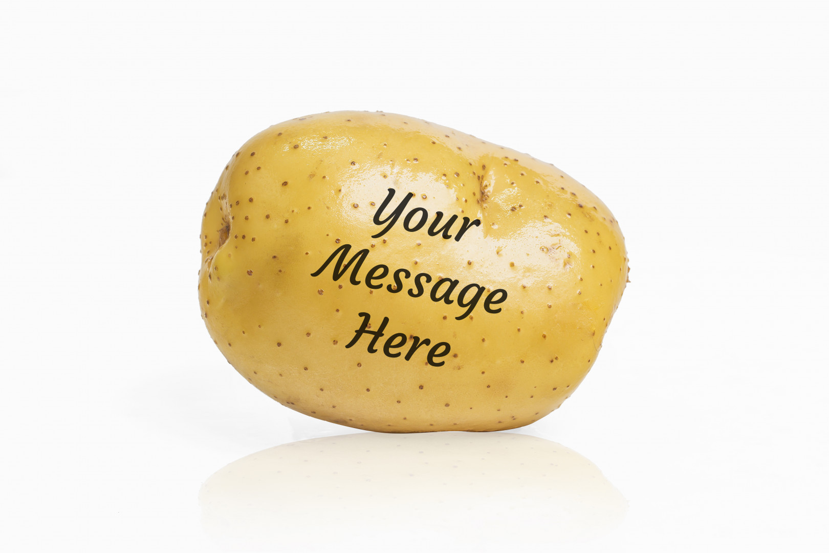 Message in a potato