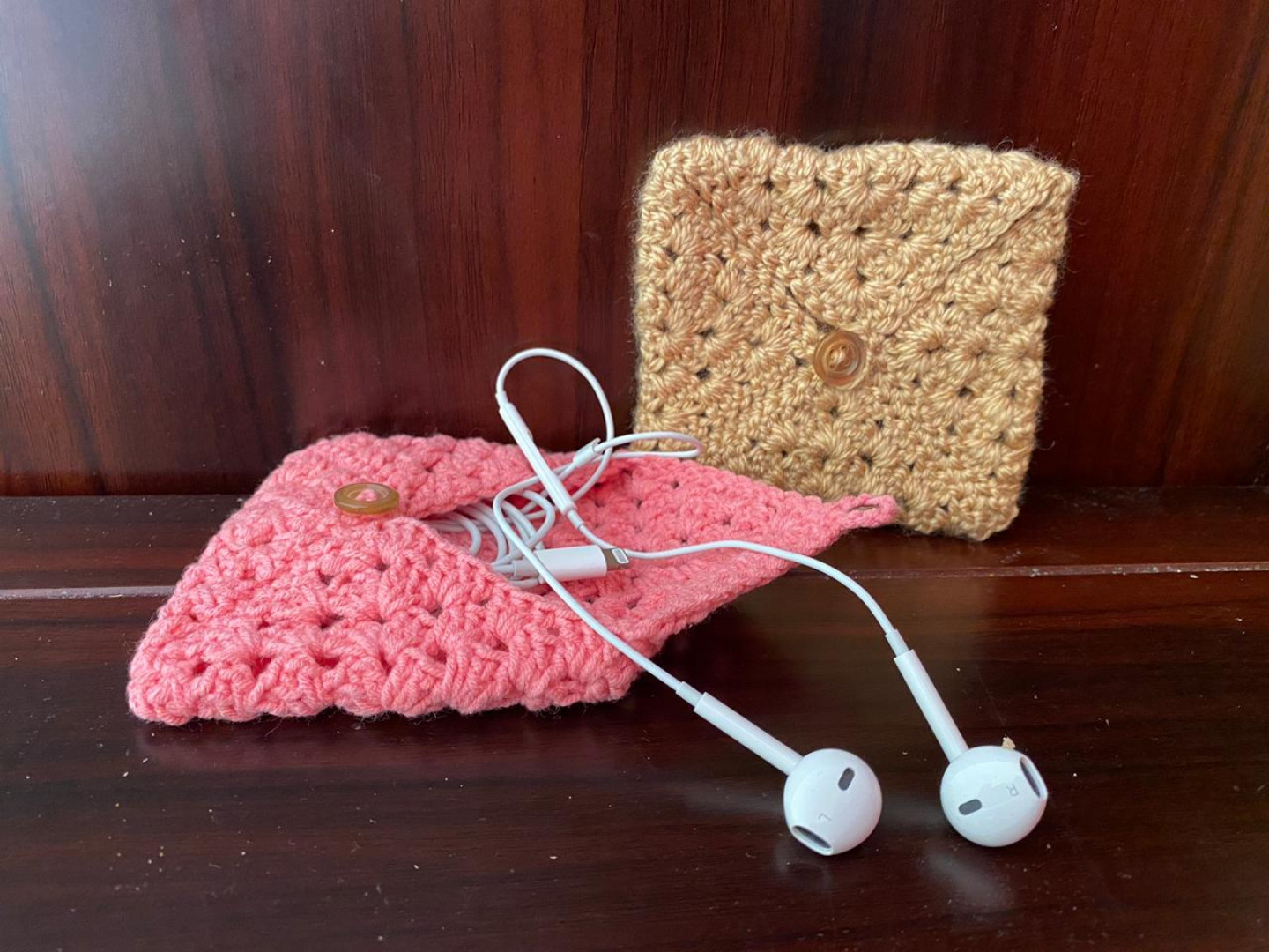 Crochet Headphone Pouch | HandMade Gifts