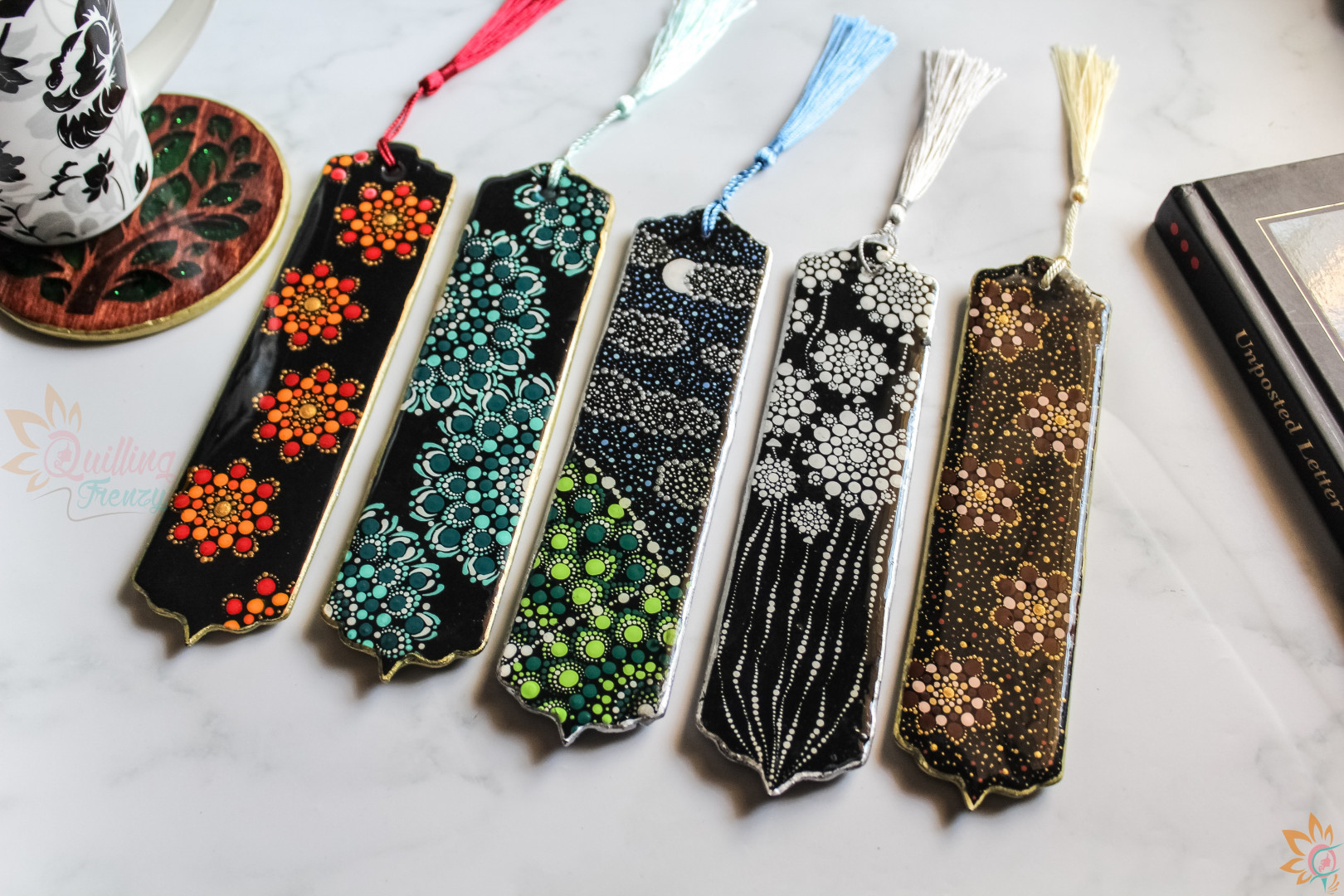 The Five Elements of Nature Book marks - Set of 5