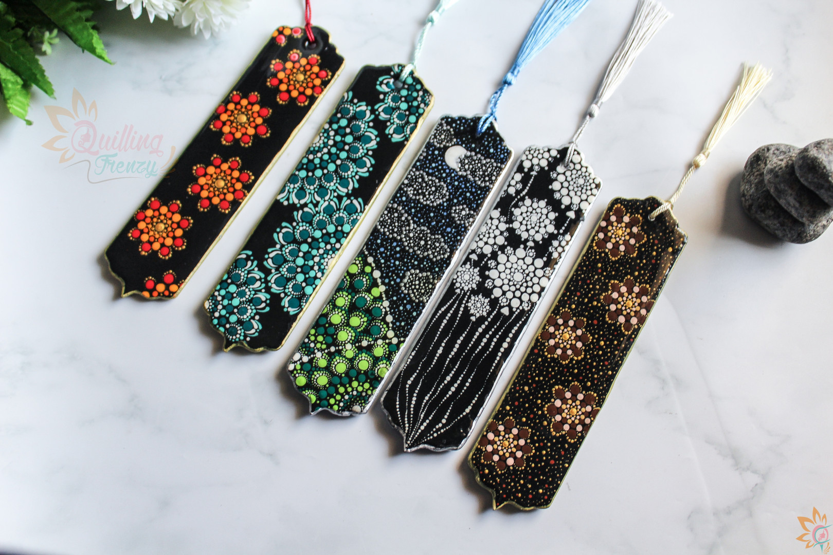 The Five Elements of Nature Book marks - Set of 5