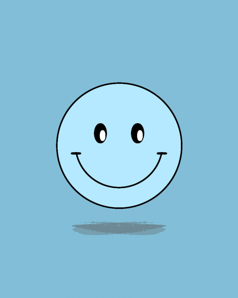 Smile Sticker (2pcs)