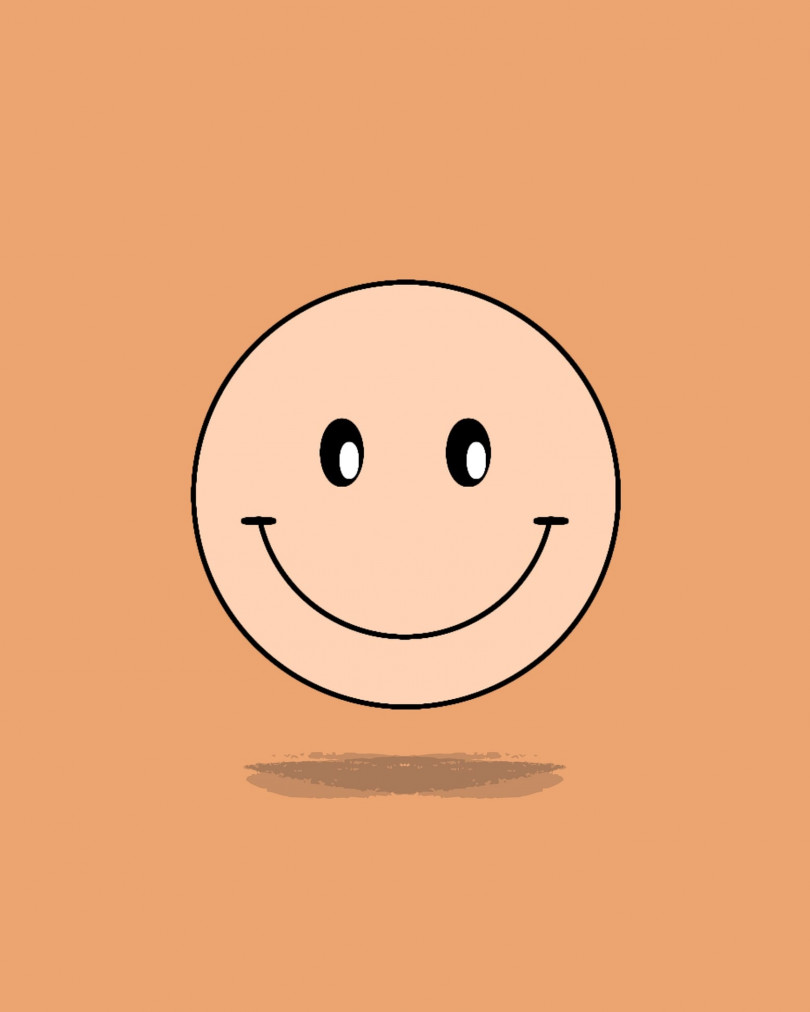 Smile Sticker (2pcs)
