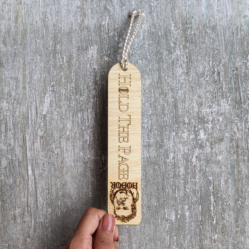 Game of Thrones inspired Hodor premium wooden engraved bookmark, Fantasy collection