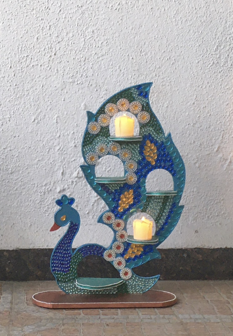 Diwali decor candle/diya holder