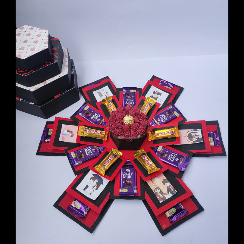 Matt Birthday Handmade Chocolate Explosion Box, For Gifts, Capacity: 1kg at  Rs 799/piece in Palghar
