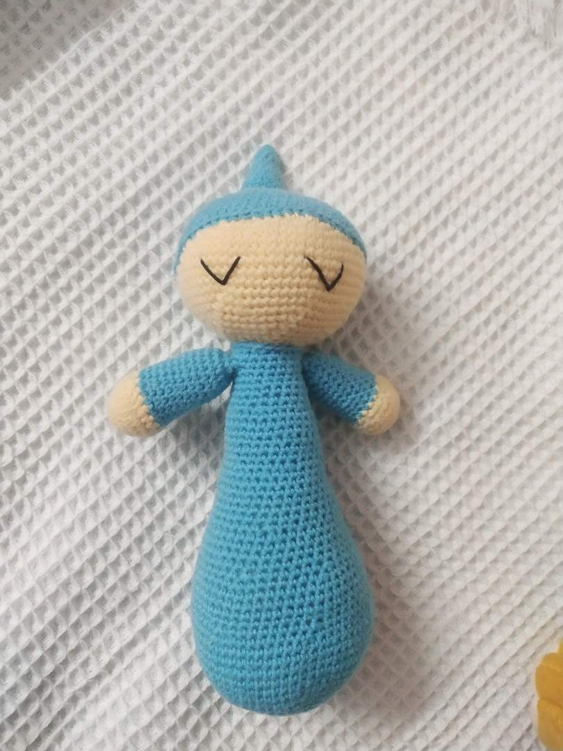Crochet sleepy doll