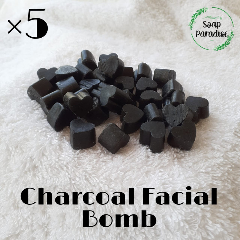 Charcoal Facial Bombs(Pack of 5)