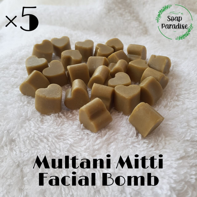 Multani Mitti Facial Bombs(Pack of 5)