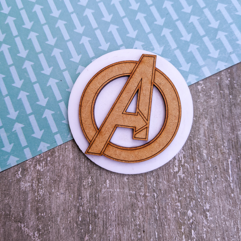 Laser cut Avengers inspired brooch pin | Badge, Fantasy collection