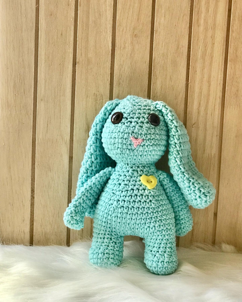 Nikal crochet bunny|soft toy |Amigurumi toy|10 inches bunny rabbit