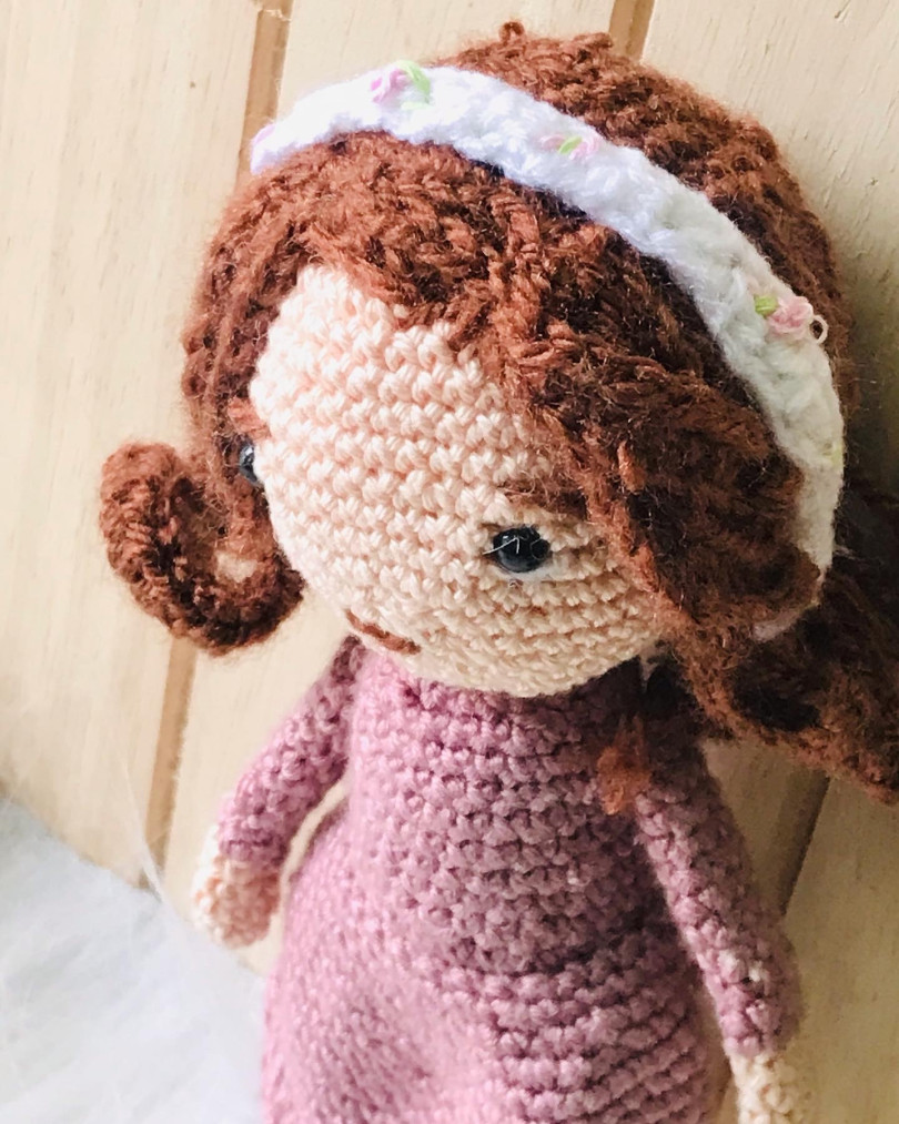 Doll  | Handmade Toys | Crochet | Child Safe | For up to 13 years | Doll for Girls | Amigurumi Soft Toy | For Birthday gifts