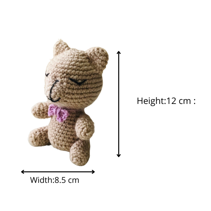 Teddy soft toy combo|kids friendly soft toy| crochet toy no sound making