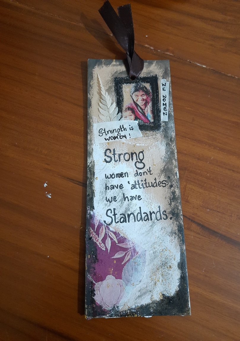 Vintage handmade bookmark