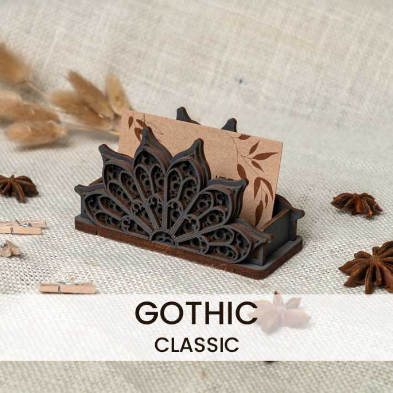 Gothic visiting card holder