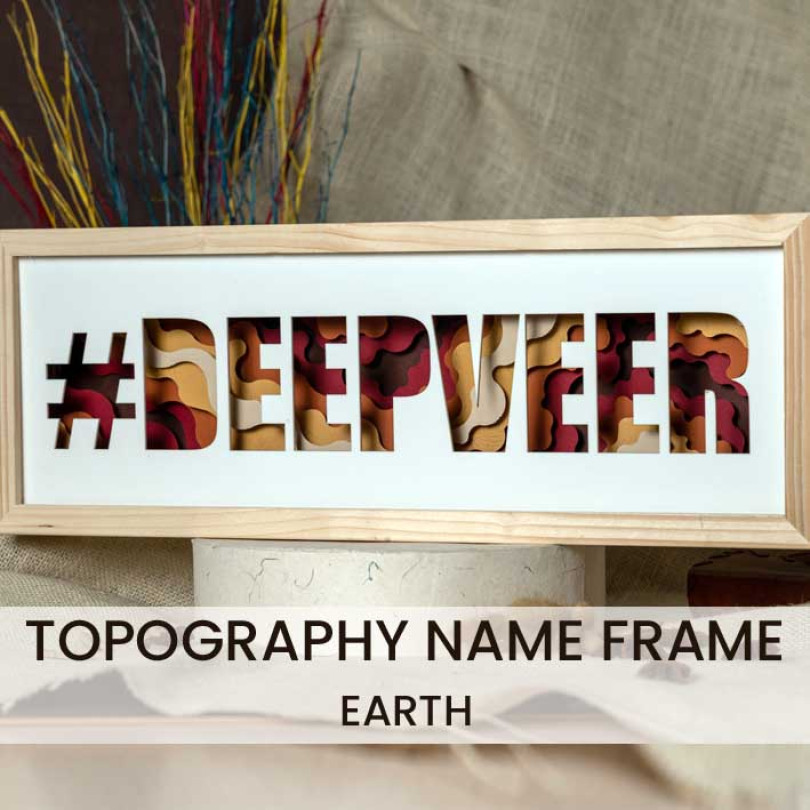 Topography(earth) Name Frame with light[SMALL]