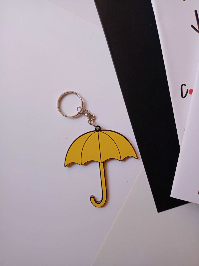Yellow Umbrella keychain How I met your mother