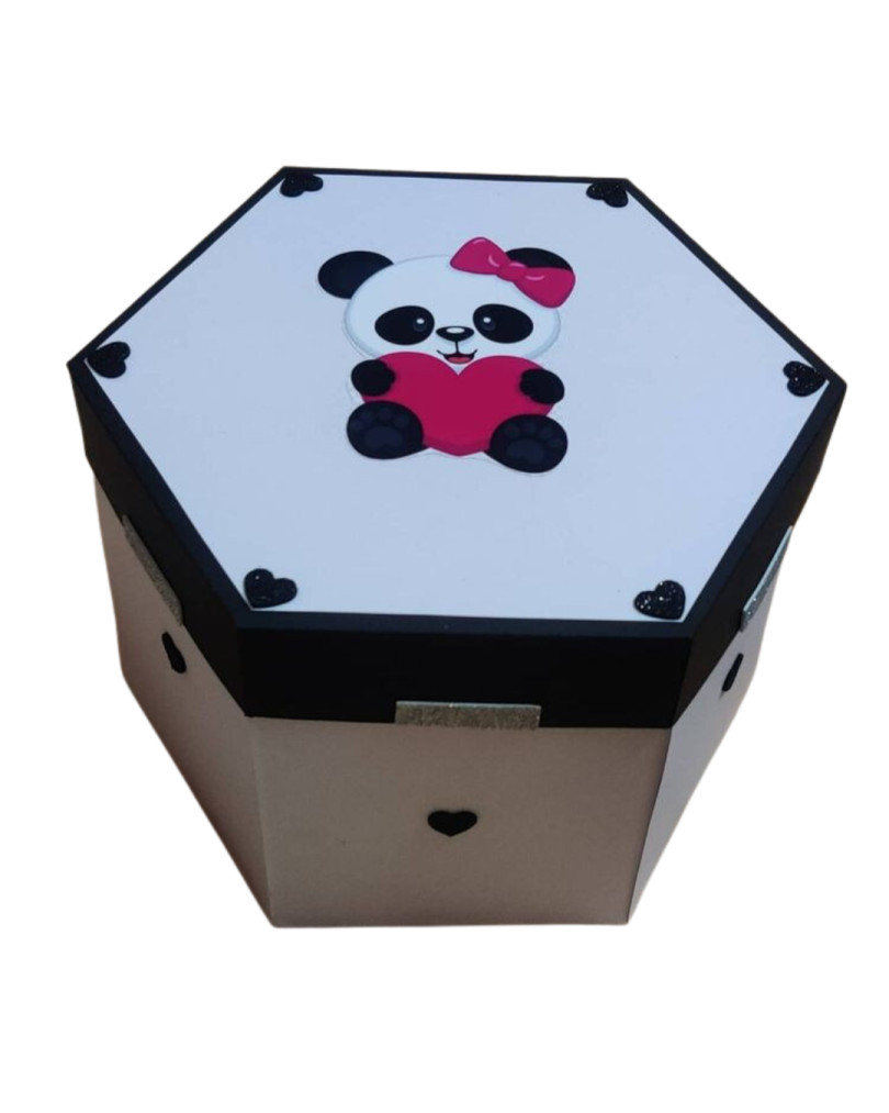 Panda and kitty explosion box