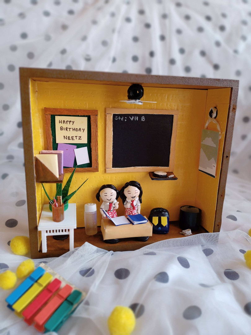 School Classroom theme miniature frame