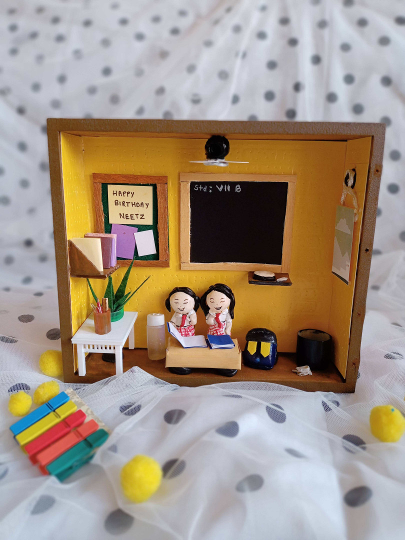 School Classroom theme miniature frame