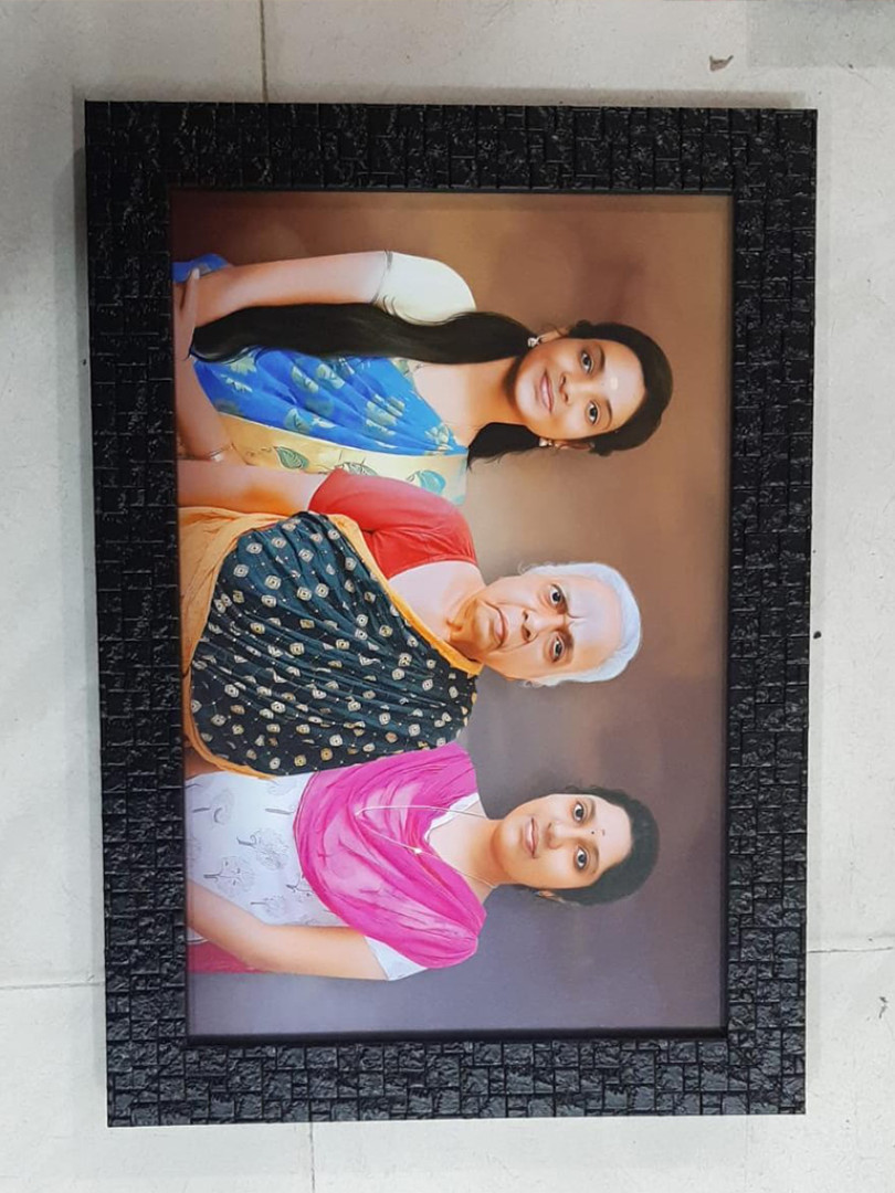 Buy PhotoFrame DK Decors Personalized Digital Art Painting Fiber Plastic  Gifts for Your Lovable Soul (Size 8x10 inch, 10x12 inch, Multicolor, DK436)  (Large) Online at Low Prices in India - Amazon.in