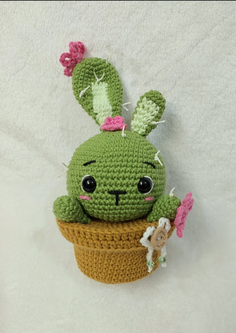 Handmade Cactus Bunny