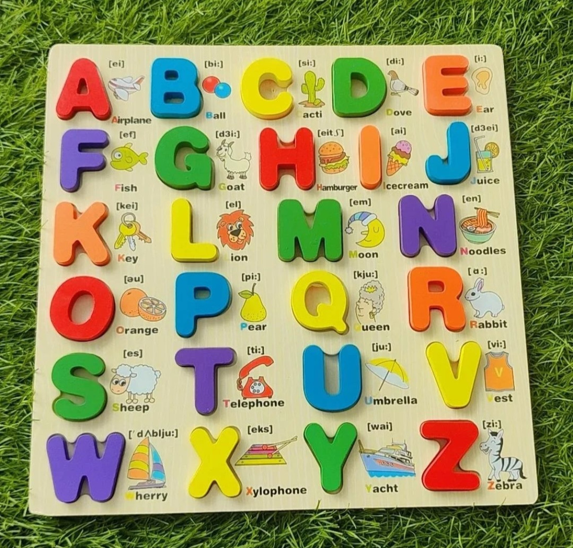 Capital ABC puzzle board