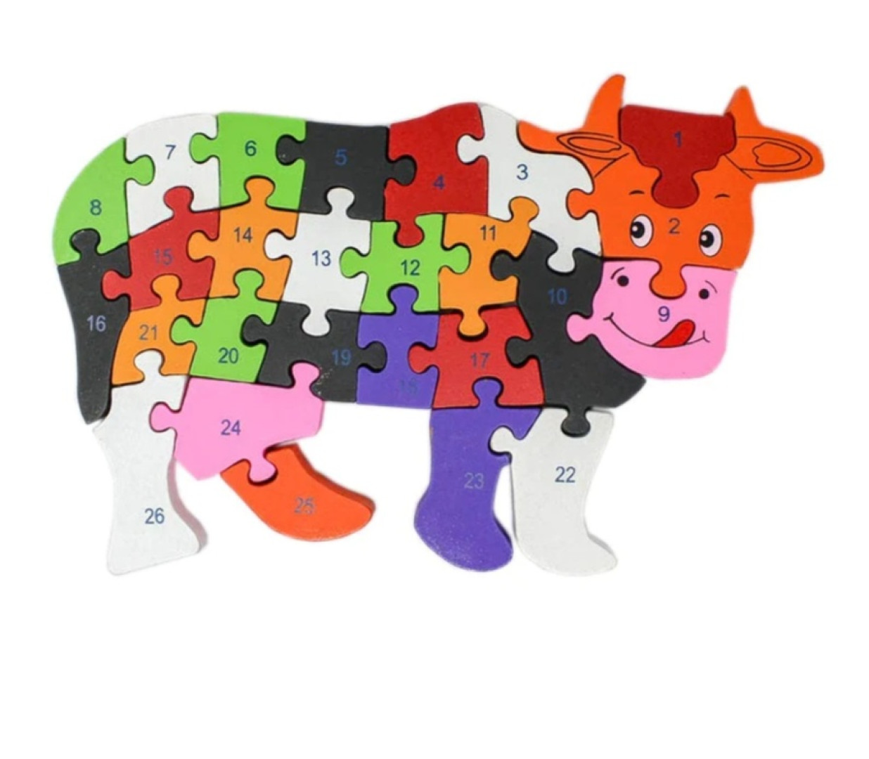 Cow ABC 123 Puzzle