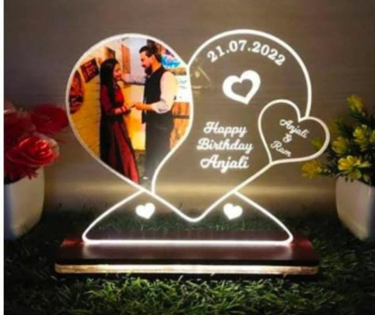 LED photo frame Table top