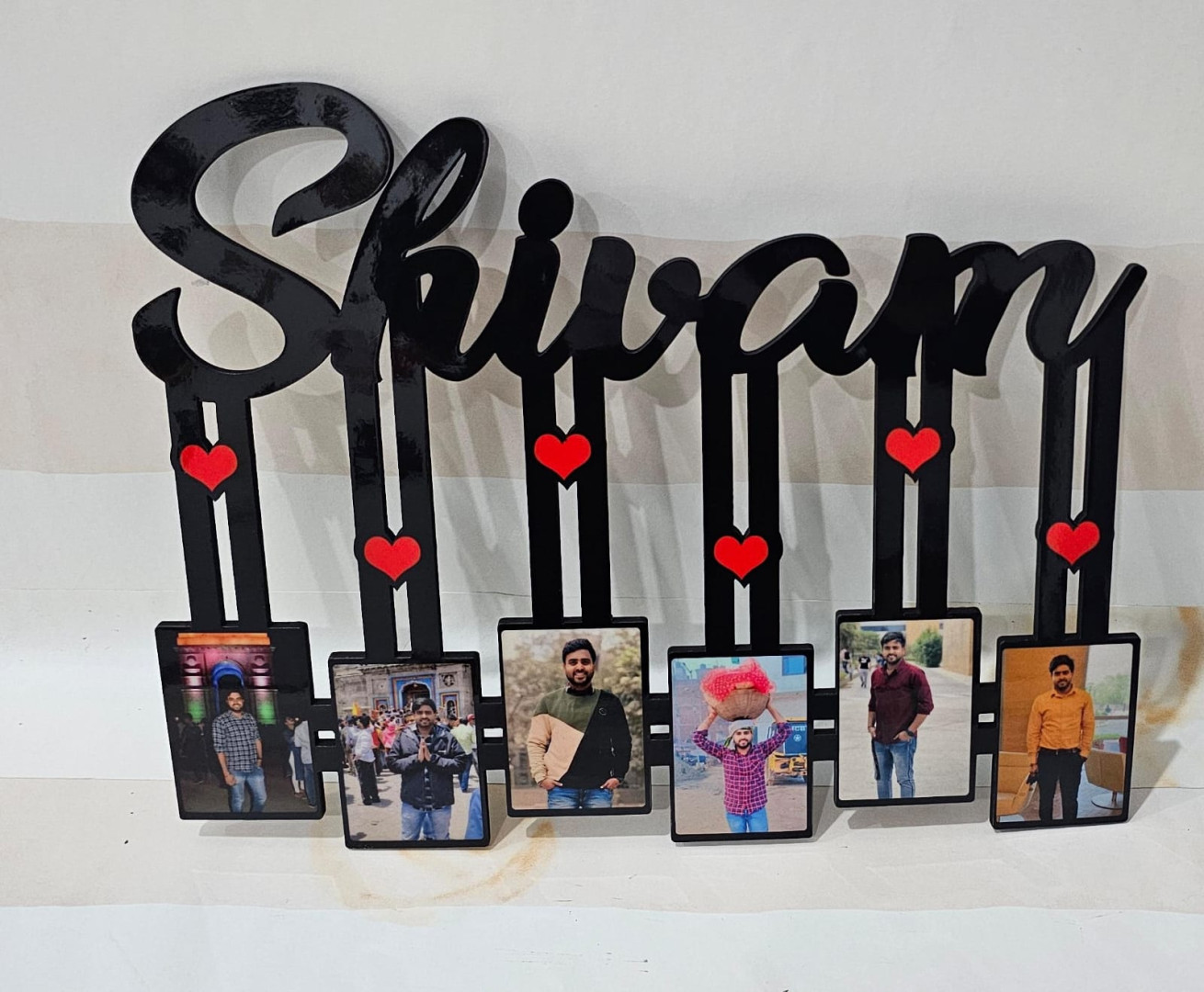 12X8 MDF Name Board With Photo Wall hanging