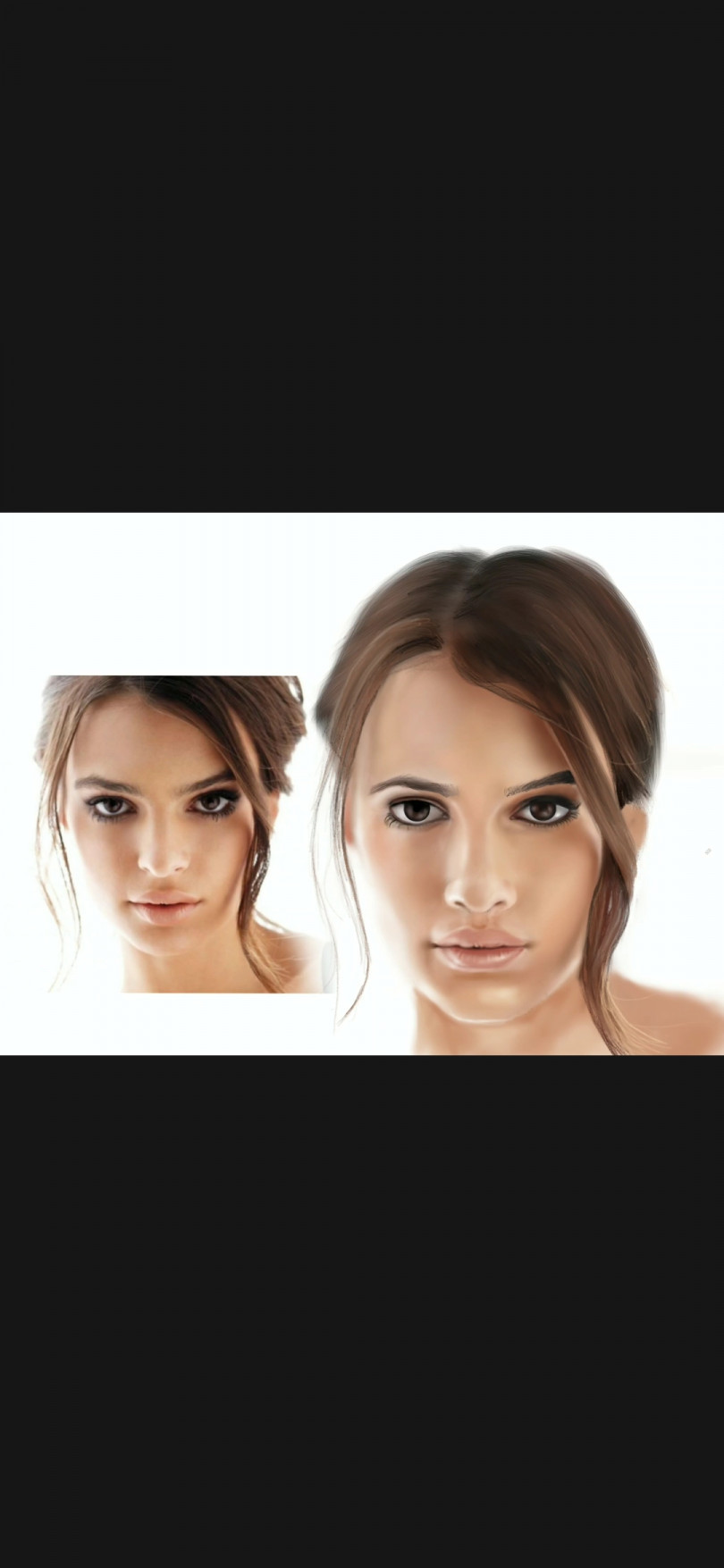 Digital portrait painting